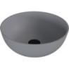 Umyvadlo na desku Polysan Banera 39x39 cm šedá matná bez přepadu 14337.31