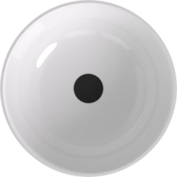 Umyvadlo na desku Polysan Banera 39x39 cm bílá/béžová mat bez přepadu 14337.82