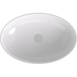 Umyvadlo na desku Polysan Banera 60x40 cm mat bez přepadu 14397