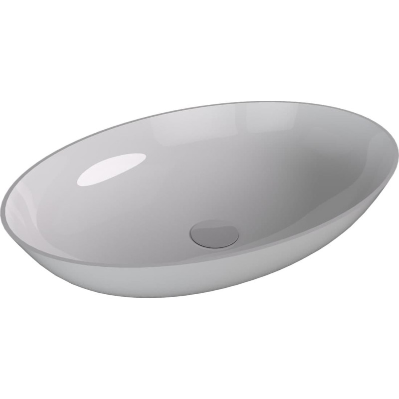 Umyvadlo na desku Polysan Banera 60x40 cm mat bez přepadu 14397