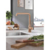 Dřezová baterie GROHE Essence New s vytahovací sprškou Brushed Warm Sunset 30270DL0