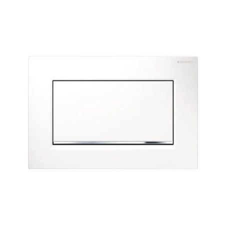 Ovládací tlačítko Geberit Sigma30 chrom bílá 115.893.KJ.1
