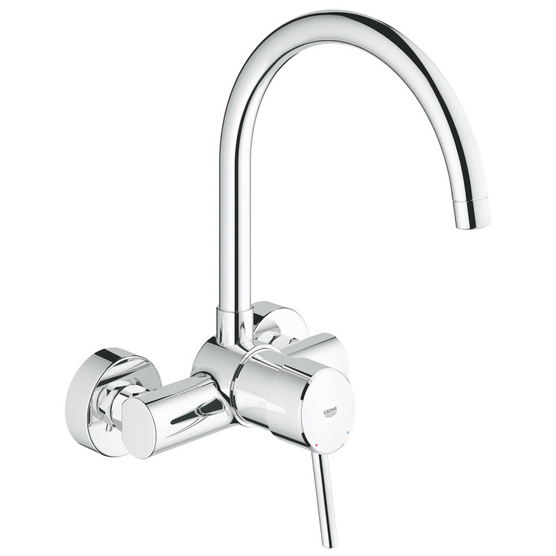 Dřezová baterie GROHE Concetto New s otočným raménkem chrom 32667001