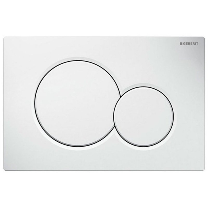 Ovládací tlačítko Geberit Sigma01 plast bílá 115.770.11.5
