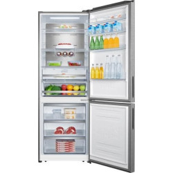 Kombinovaná lednice Hisense stříbrná RB645N4BID