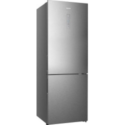 Kombinovaná lednice Hisense stříbrná RB645N4BID