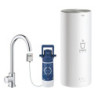 Dřezová baterie GROHE Red s výpustí chrom 30080001
