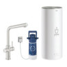 Dřezová baterie GROHE Red s výpustí supersteel 30325DC1