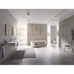 Držák ručníků GROHE Essentials kartáčovaný Hard Graphite G40365AL1