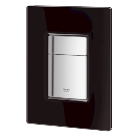 Ovládací tlačítko GROHE Skate Cosmopolitan sklo velvet black 38845KS0