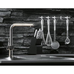 Dřezová baterie GROHE Minta s vytahovací sprškou chrom 32168000