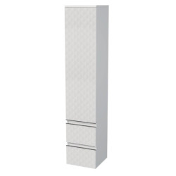 Koupelnová skříňka vysoká SAT Cube Way 32,5x163x33 cm bílá mat CUBE3DV351DL2ZBP