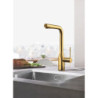 Dřezová baterie GROHE Essence New s vytahovací sprškou Cool Sunrise 30270GL0