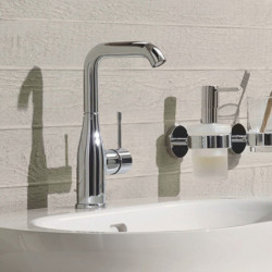 Vysoká umyvadlová baterie GROHE Essence New s výpustí chrom 32628001
