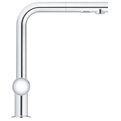 Dřezová baterie GROHE Minta s vytahovací sprškou chrom 30274000