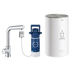 Dřezová baterie GROHE Red s výpustí chrom 30339001