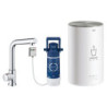 Dřezová baterie GROHE Red s výpustí chrom 30339001