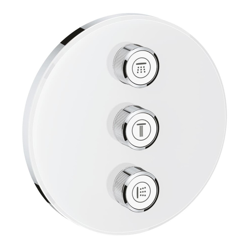 Termostat GROHE Smart Control bez podomítkového tělesa Moon White, Yang White 29152LS0