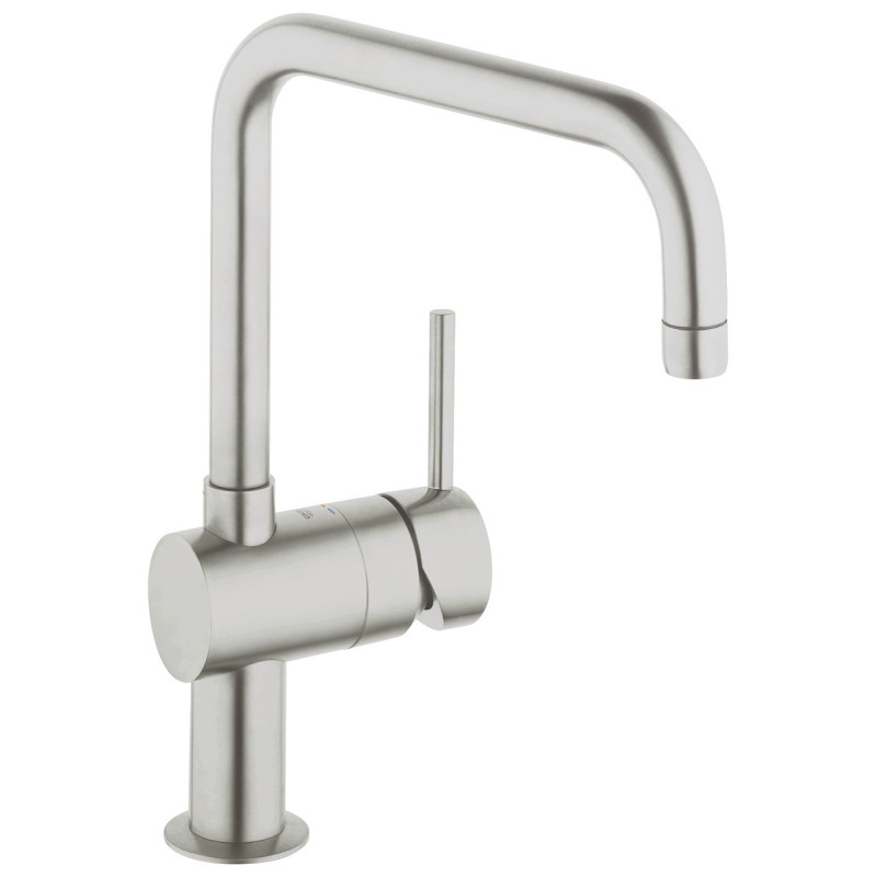Dřezová baterie GROHE Minta s otočným raménkem supersteel 32488DC0