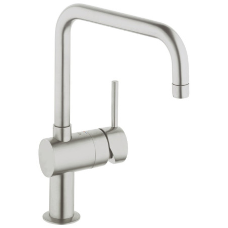 Dřezová baterie GROHE Minta s otočným raménkem supersteel 32488DC0