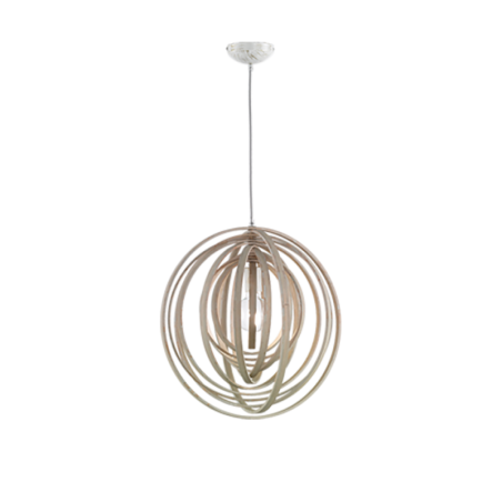 Závěsné osvětlení Trio Boolan dřevodekor 305900130