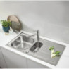 Dřezová baterie GROHE Concetto New s otočným raménkem supersteel 31128DC1