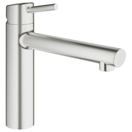 Dřezová baterie GROHE Concetto New s otočným raménkem supersteel 31128DC1