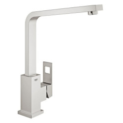 Dřezová baterie GROHE Eurocube s otočným raménkem supersteel 31255DC0