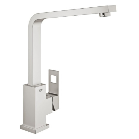 Dřezová baterie GROHE Eurocube s otočným raménkem supersteel 31255DC0
