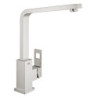 Dřezová baterie GROHE Eurocube s otočným raménkem supersteel 31255DC0