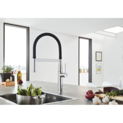 Dřezová baterie GROHE Essence New s vytahovací sprškou chrom 30294000