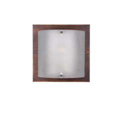 Nástěnná lampa Trio Pali dřevodekor 212600156