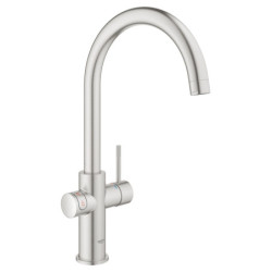 Dřezová baterie GROHE Red s výpustí supersteel 30079DC1