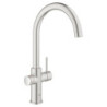 Dřezová baterie GROHE Red s výpustí supersteel 30079DC1