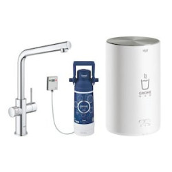 Dřezová baterie GROHE Red s výpustí chrom 30327001