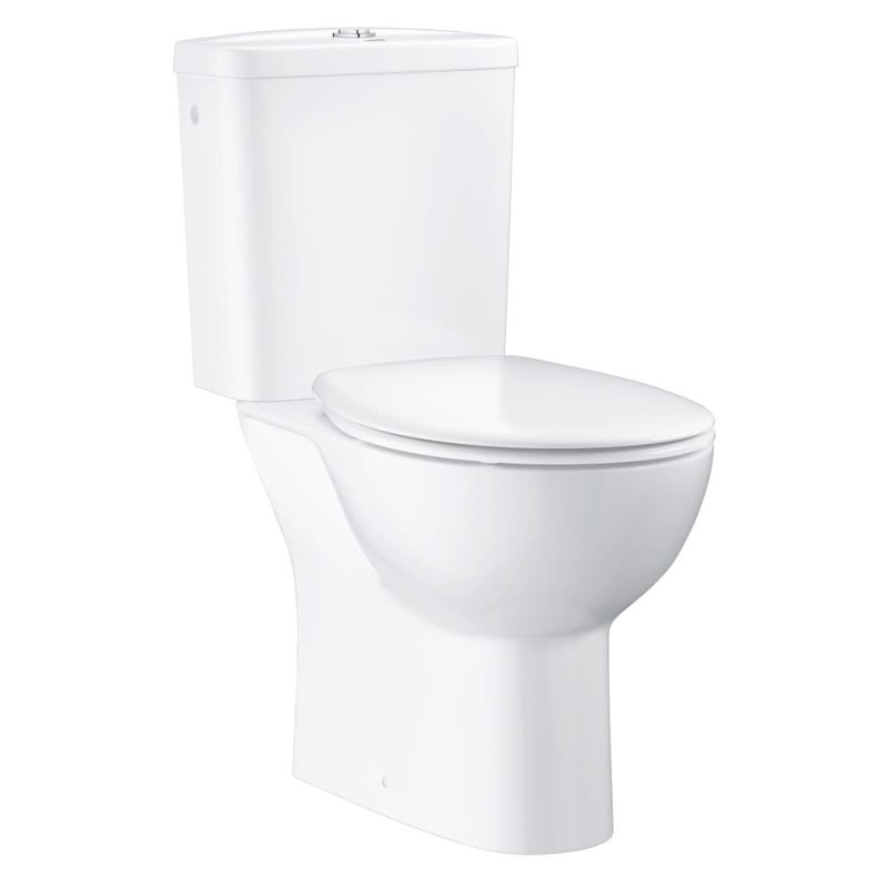 Wc kombi komplet GROHE Bau Ceramic alpská bílá zadní odpad 39347000