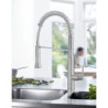 Dřezová baterie GROHE K7 s výpustí chrom 31379000