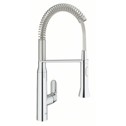 Dřezová baterie GROHE K7 s výpustí chrom 31379000