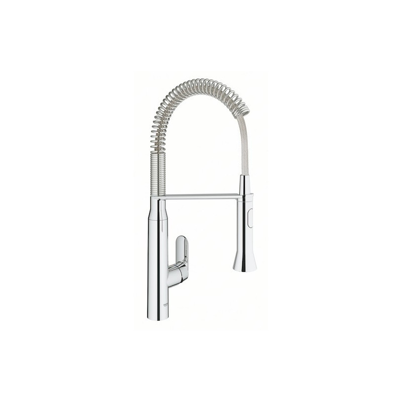 Dřezová baterie GROHE K7 s výpustí chrom 31379000
