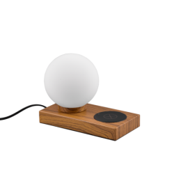 Stolní lampa Reality Chloe dřevodekor R59080135