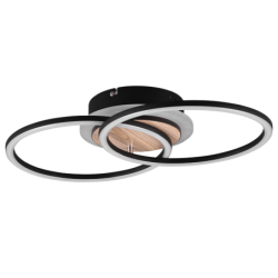 LED stropní osvětlení Reality Giro dřevodekor R62783635