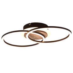 LED stropní osvětlení Reality Giro dřevodekor R62783635