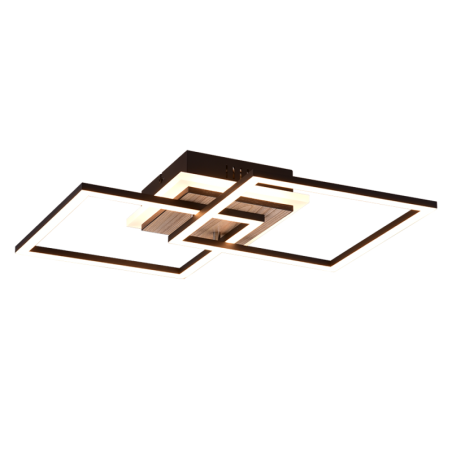 LED stropní osvětlení Reality Giro dřevodekor R62793635