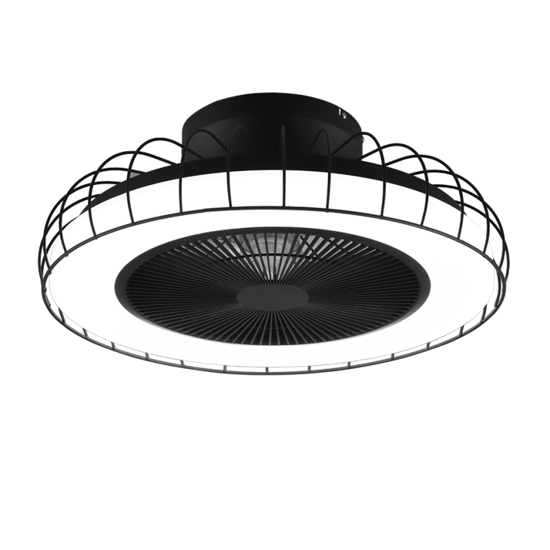 LED ventilátor Reality Sandfjord černá R64122132