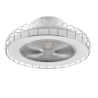 LED ventilátor Reality Sandfjord chrom R64122106