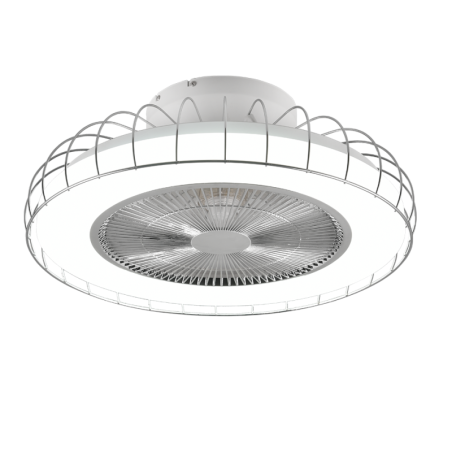 LED ventilátor Reality Sandfjord chrom R64122106