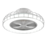 LED ventilátor Reality Sandfjord chrom R64122106