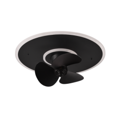 LED ventilátor Reality Nybro černá R64133132