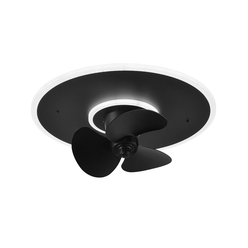 LED ventilátor Reality Nybro černá R64133132