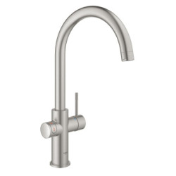 Dřezová baterie GROHE Red s výpustí supersteel 30083DC1